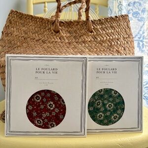 Sezane Scarf Le Foulard Pour La Vie in Red Rosewood Only